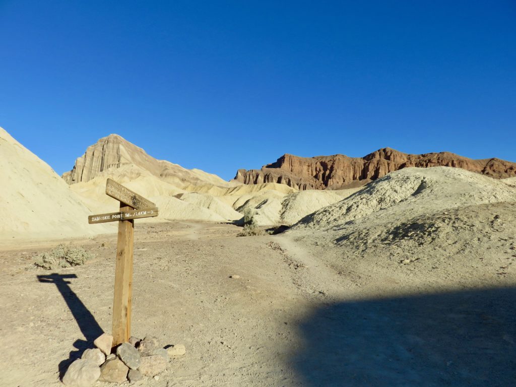 Signpost in Badlands Loop