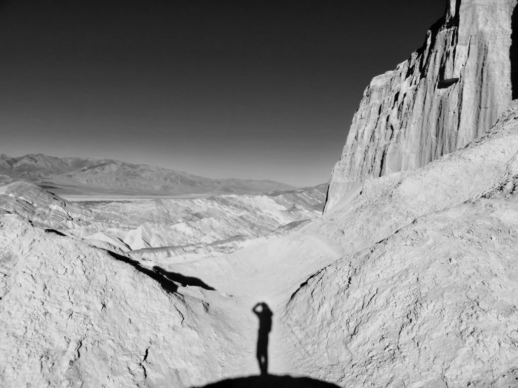 Shadow in Golden Canyon