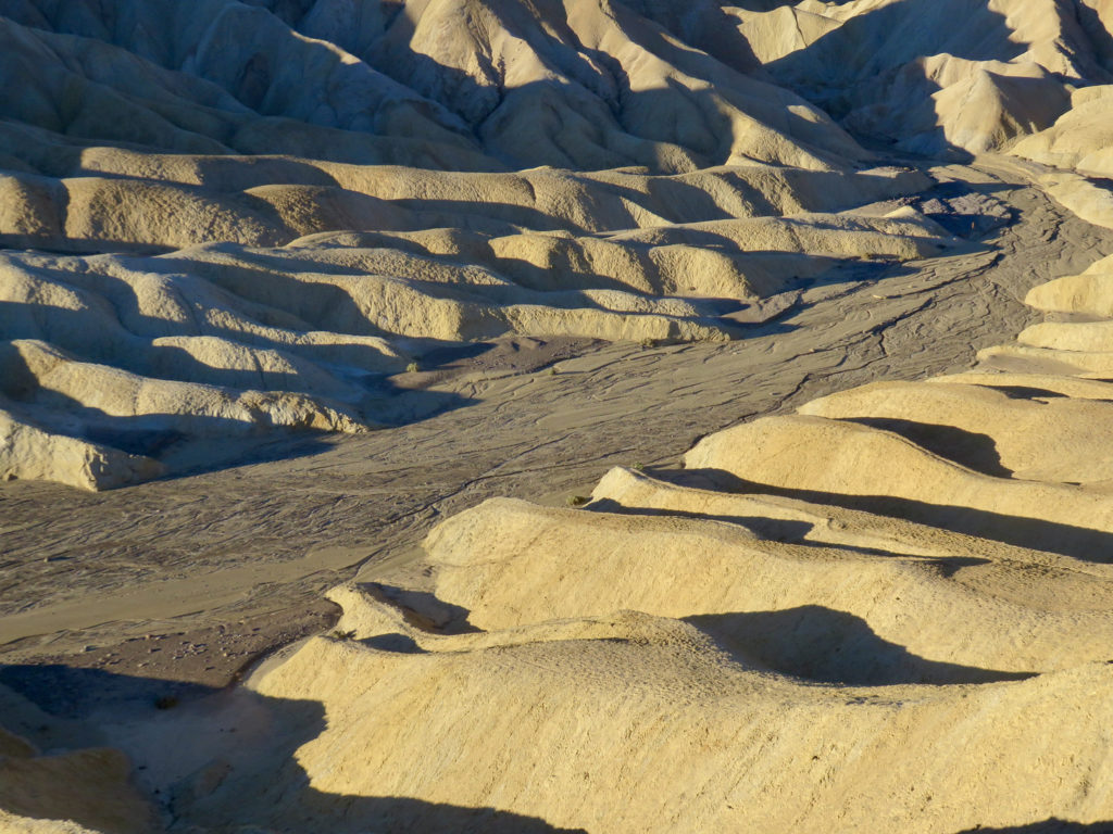 Early morning shadows in the Badlands