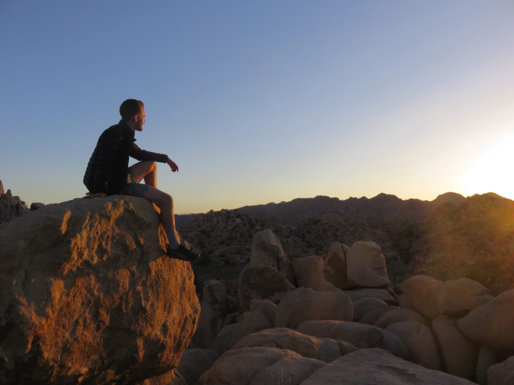 Admiring the sunset